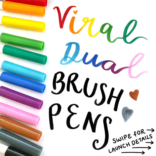 Viral Dual Brush Pens (Limited Edition)!✨