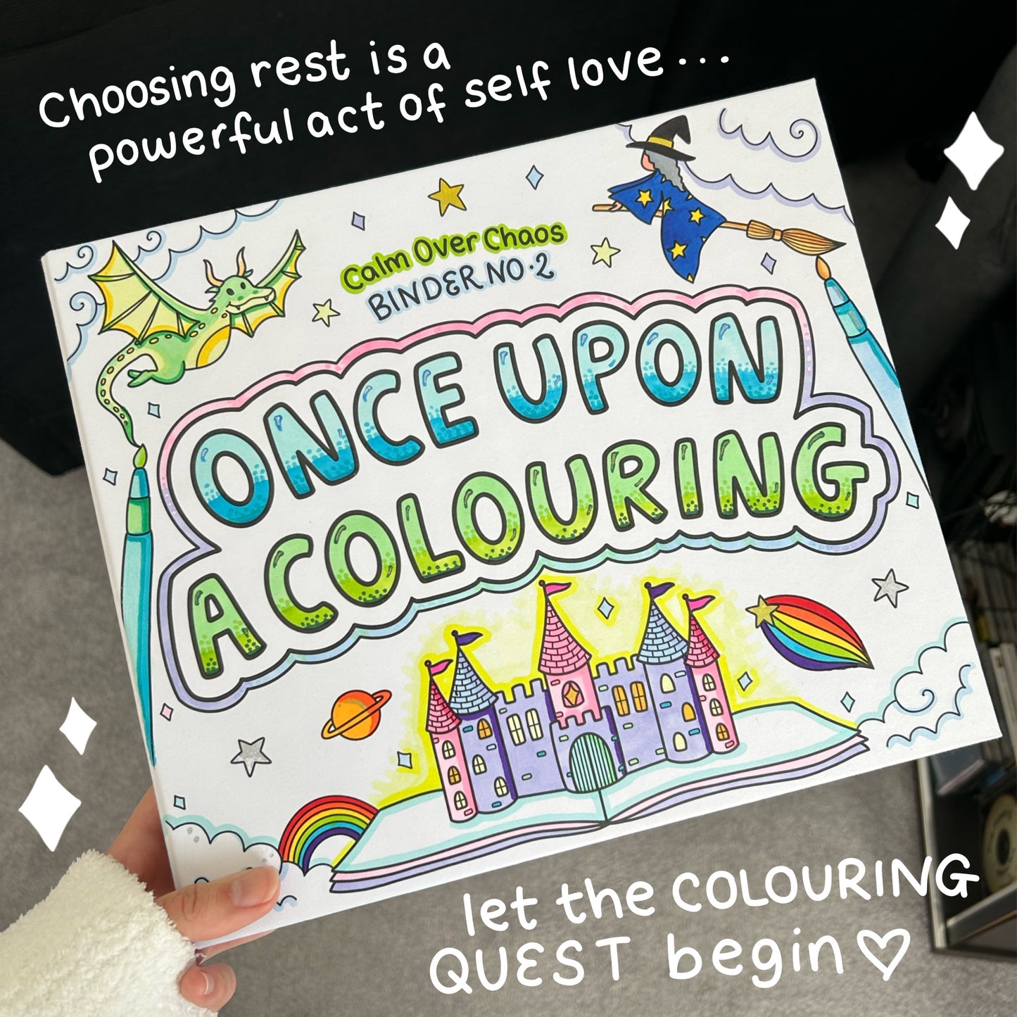 Once Upon A Colouring Binder & 5 Swatching Sheets!📒✨