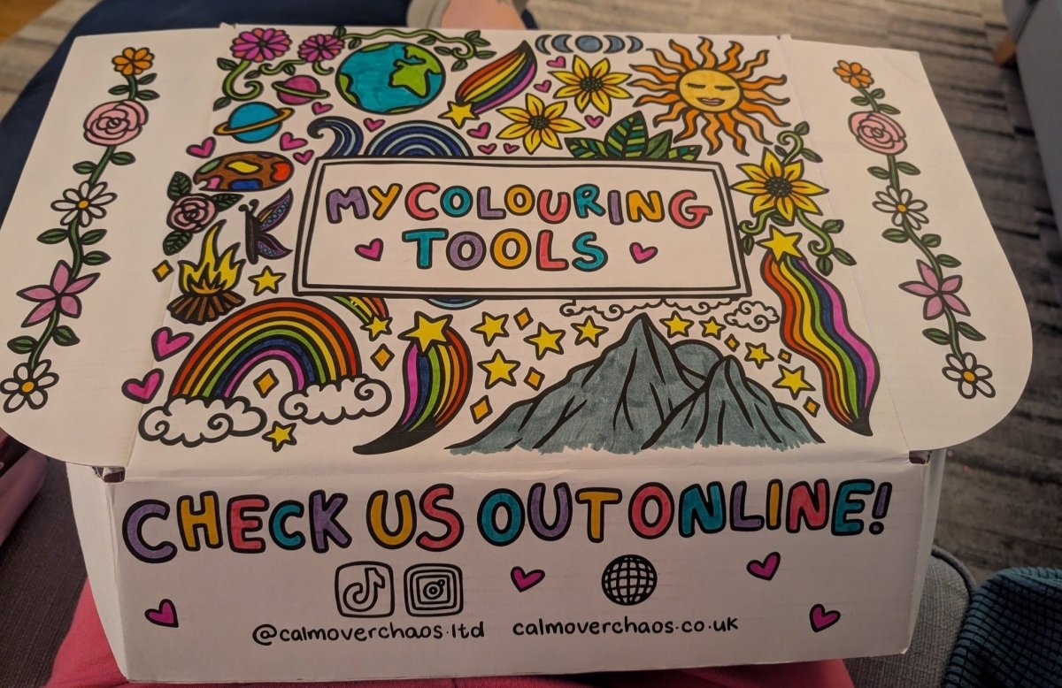 Colourable Storage Box (max: one per order) - calmoverchaosltd