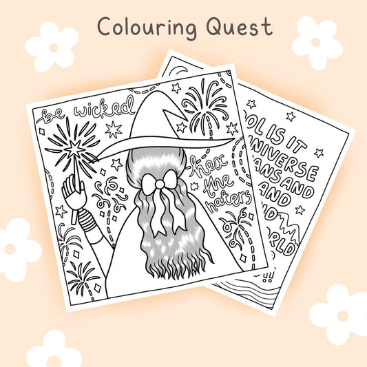 Colouring Quest - Set 1 Sheets - calmoverchaosltd