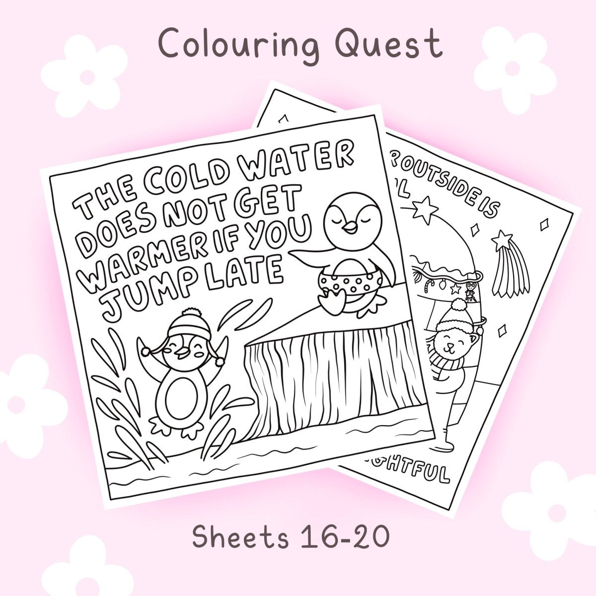 Colouring Quest - Set 2 Sheets - calmoverchaosltd