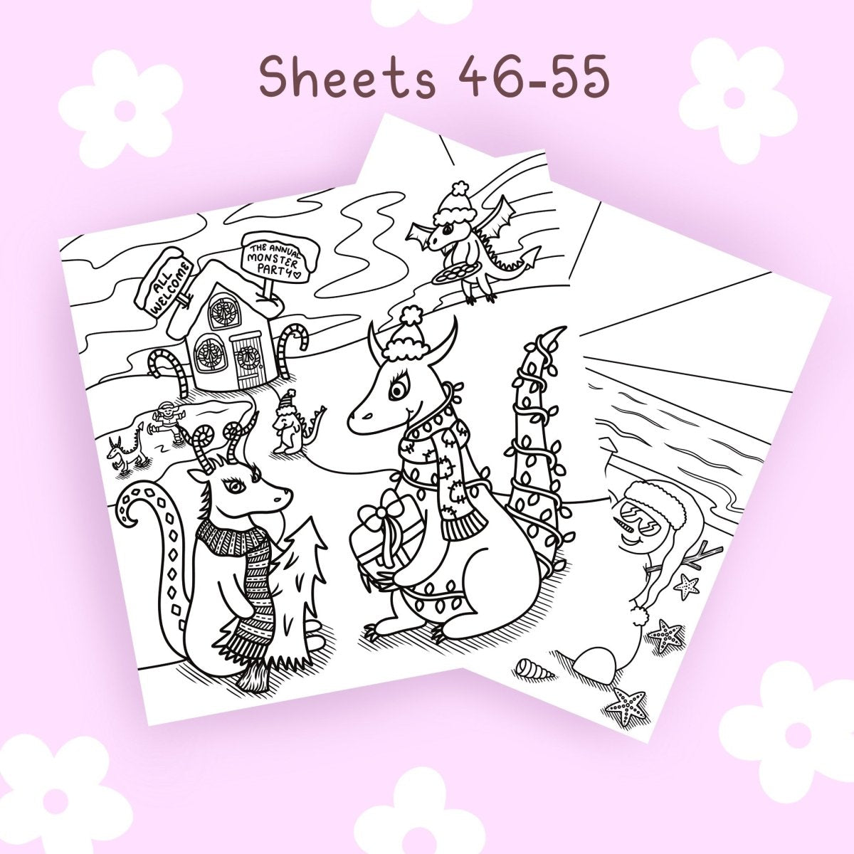 Fantasy Festivities Sheets 46 - 55🎄 - calmoverchaosltd