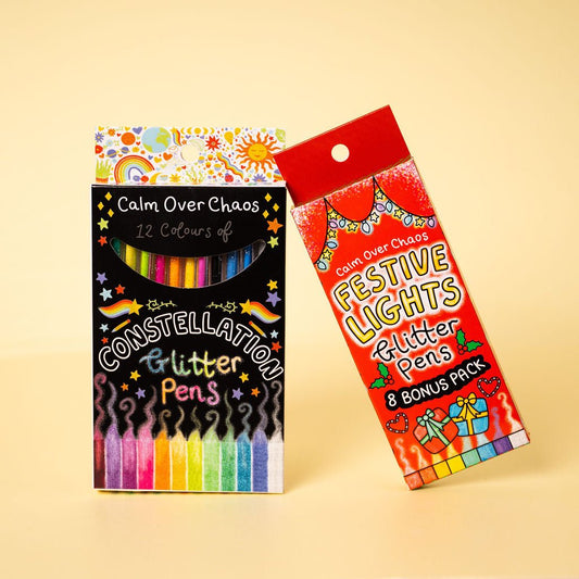 Festive Lights Glitter Pens - calmoverchaosltd