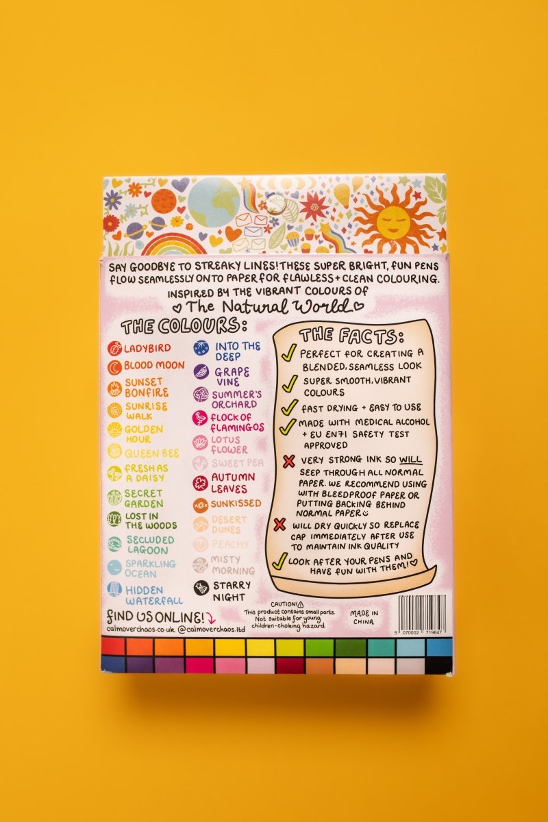 🌈Final Sale: Outlet Marker Sets - Natural World🌏 - calmoverchaosltd