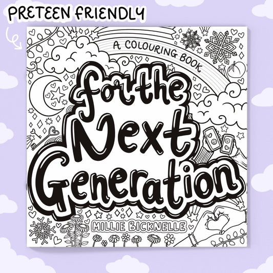 For The Next Generation Colouring Book - calmoverchaosltd