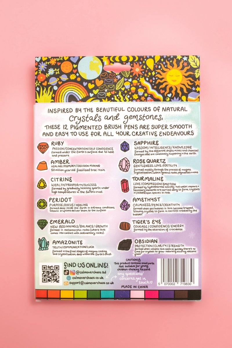 Kingdom of Crystals Dual Tip Brush Pens🎨 - calmoverchaosltd