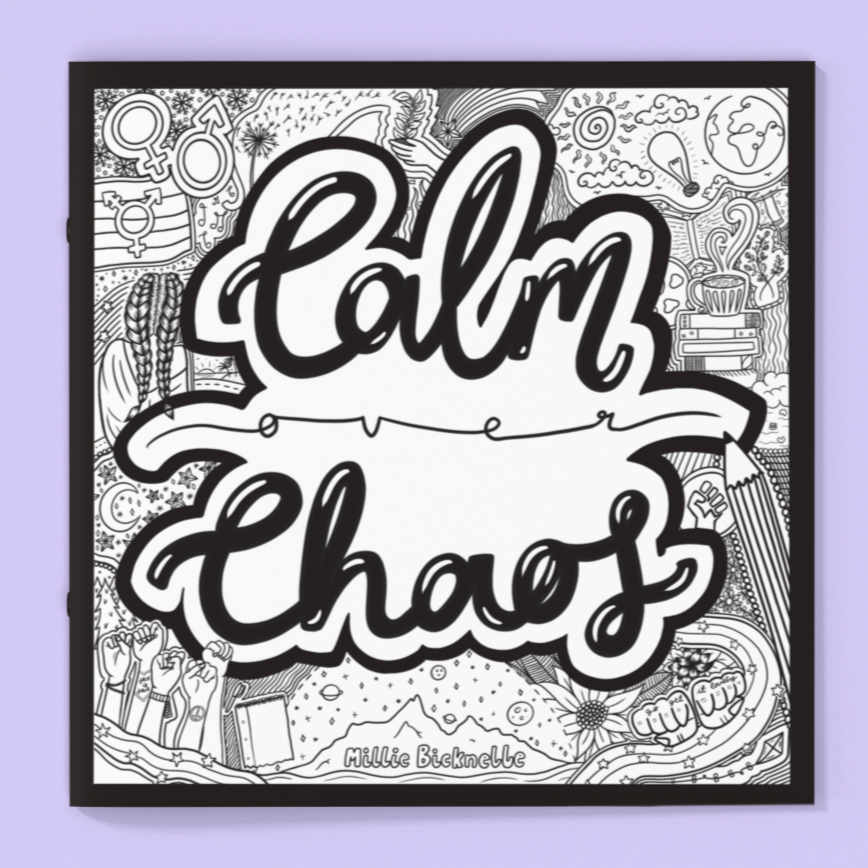 Calm Over Chaos Colouring Book