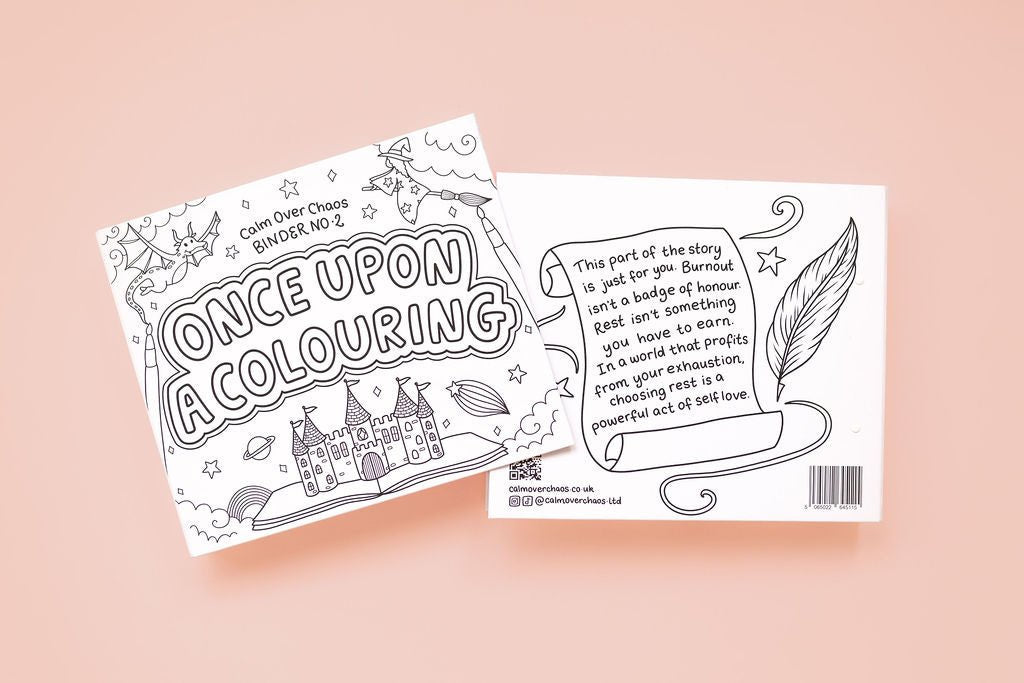 Once Upon A Colouring Binder & 5 Swatching Sheets!📒✨ - calmoverchaosltd