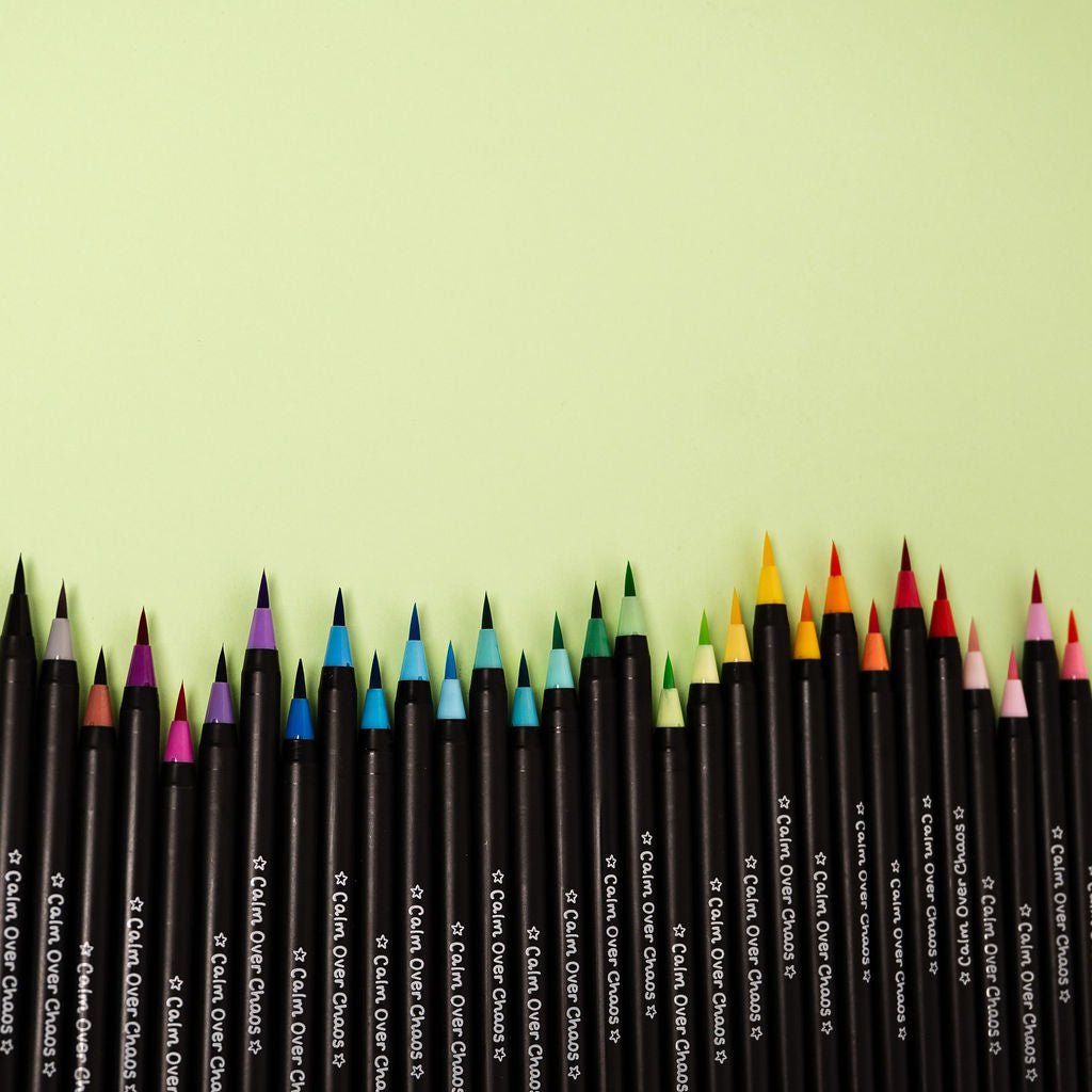 🌈 Rainbow Blending 30 Brush Pen Set - calmoverchaosltd