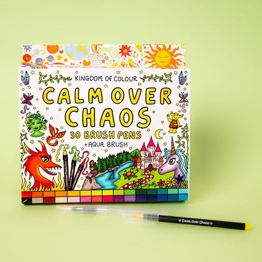 🌈 Rainbow Blending 30 Brush Pen Set - calmoverchaosltd