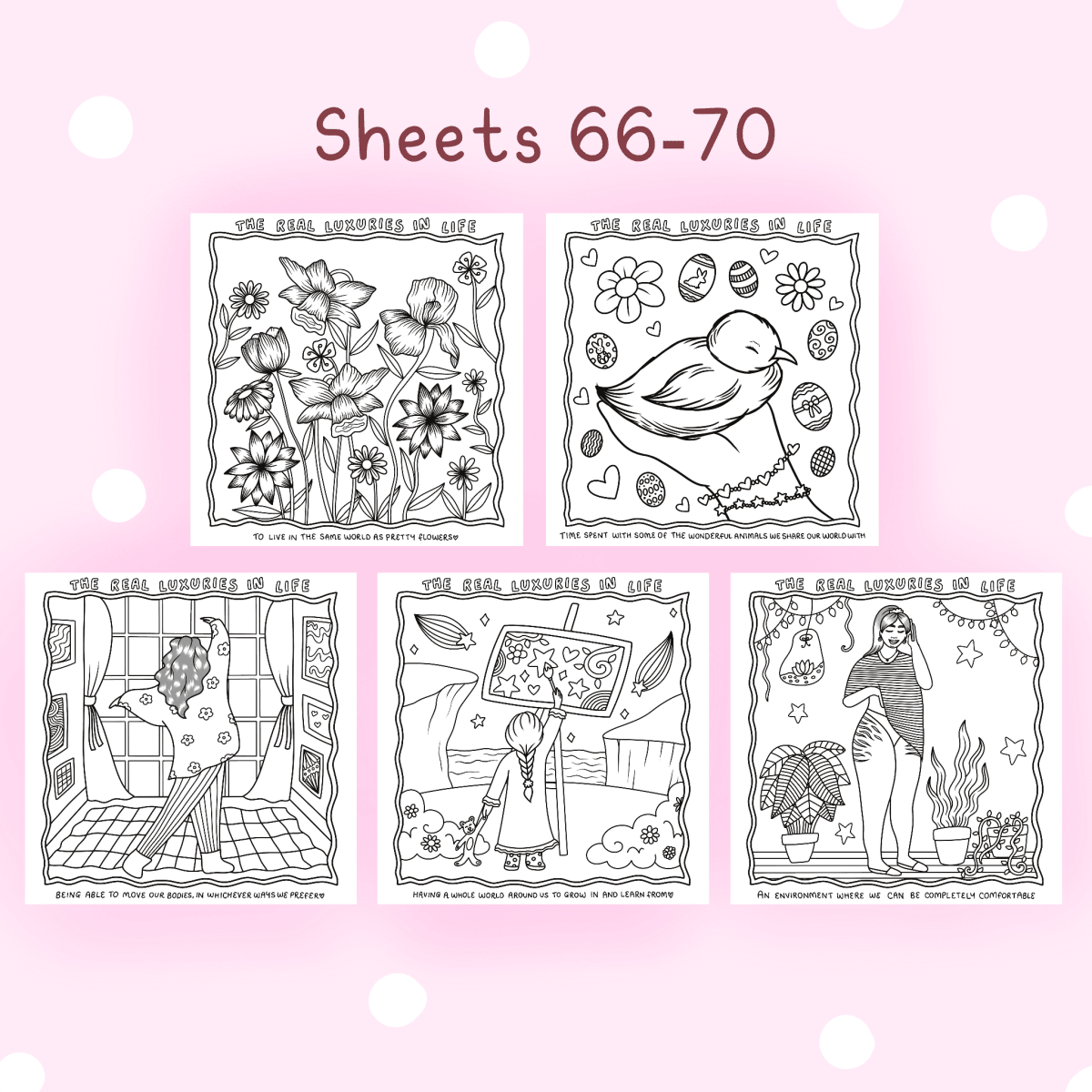 Real Luxuries Sheets 66 - 75 💎 - calmoverchaosltd