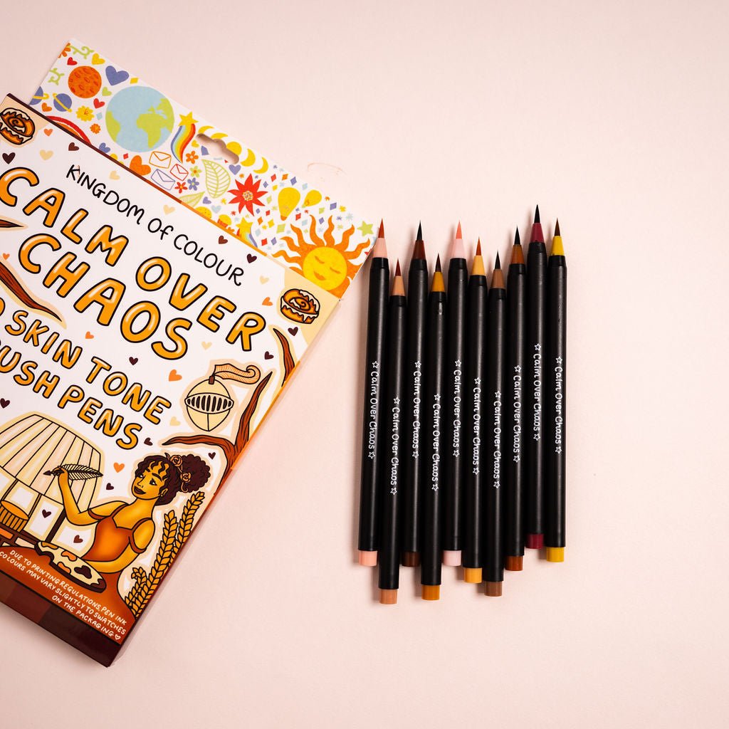 🤎 Skin Tone Blending 10 Brush Pen Set - calmoverchaosltd